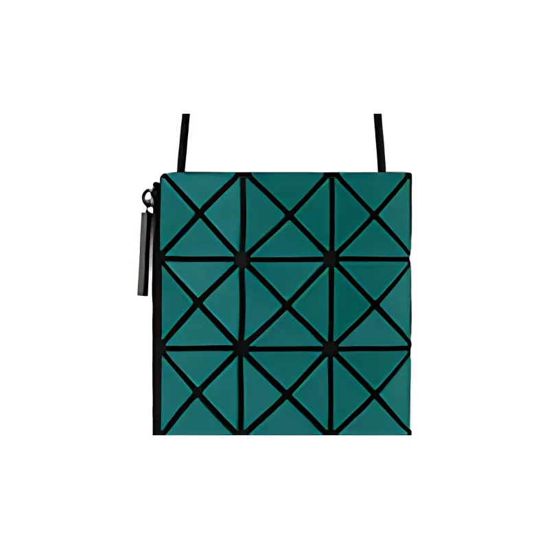 ISSEY MIYAKE Prism PVC Cell Phone Pouch, Wallet, Shoulder Bag, Crossbody Bag Unisex Green-1