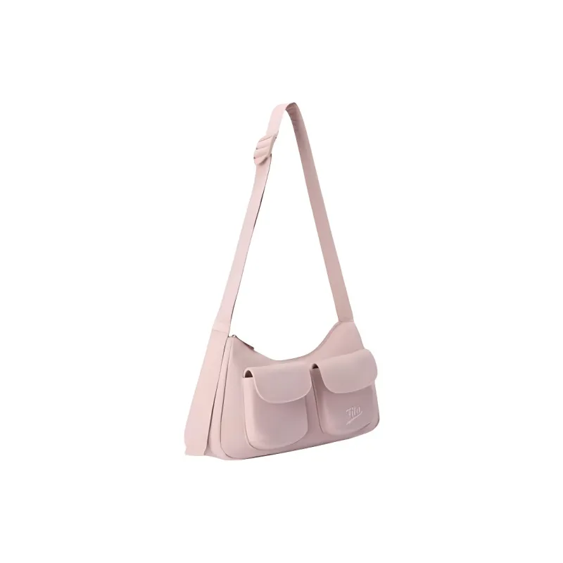FILA FUSION Fabric Shoulder Bag XS Women's Light Pink-3