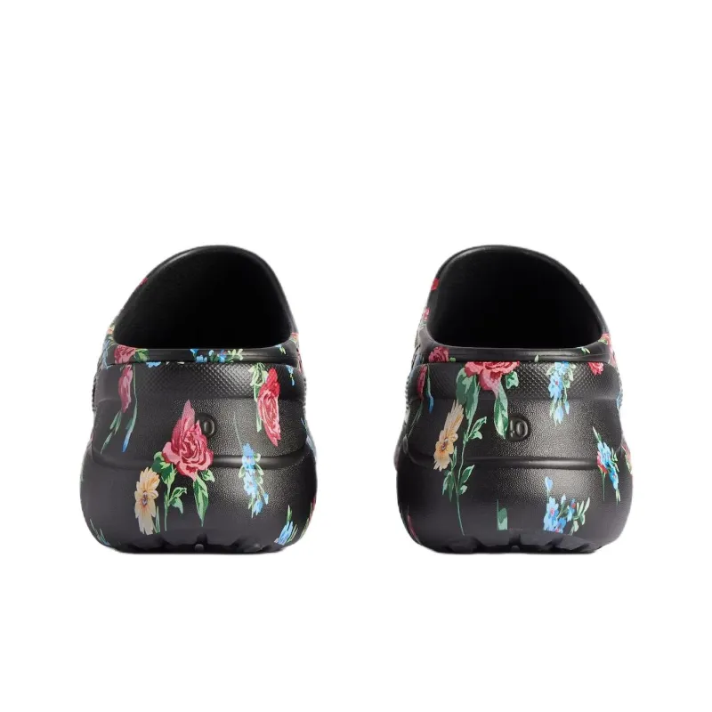 Balenciaga Slip Resistant Slide Slippers Women's Black-4