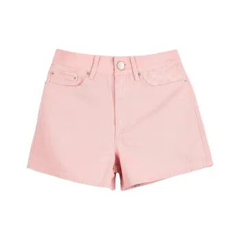 COACH SS25 Denim Shorts Women's Pink