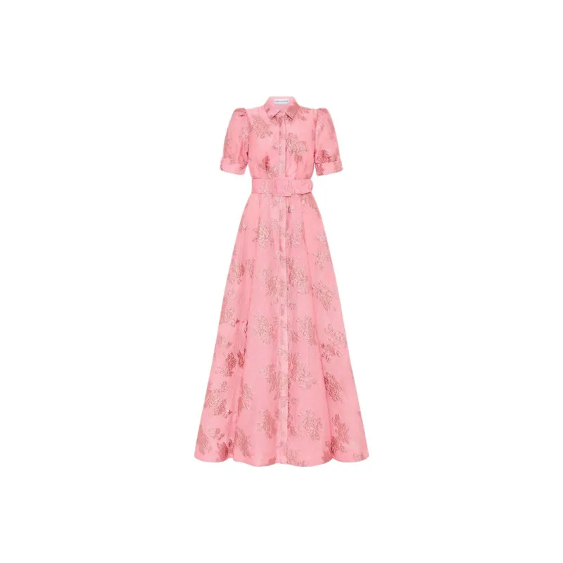 Rebecca Vallance Annette Floral brocade Gown-0