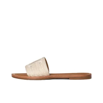 CELINE Slide Slippers Women's Beige