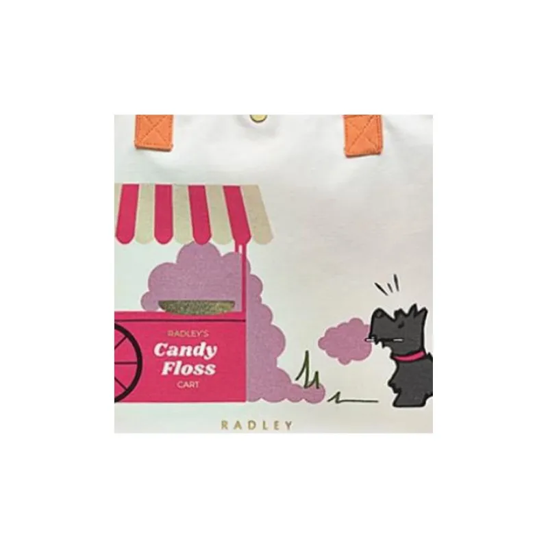 RADLEY Canvas Tote Bag, Shopping Bag, Handbag Unisex Multicolor-3