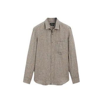 Massimo Dutti Shirts Men Slate Gray