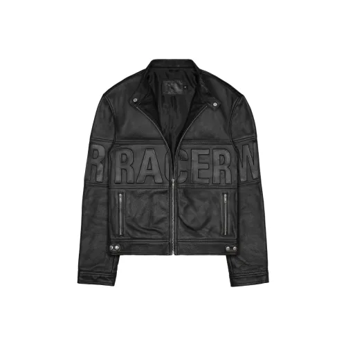 RACER WORLDWIDE 블랙 남녀공용 자켓