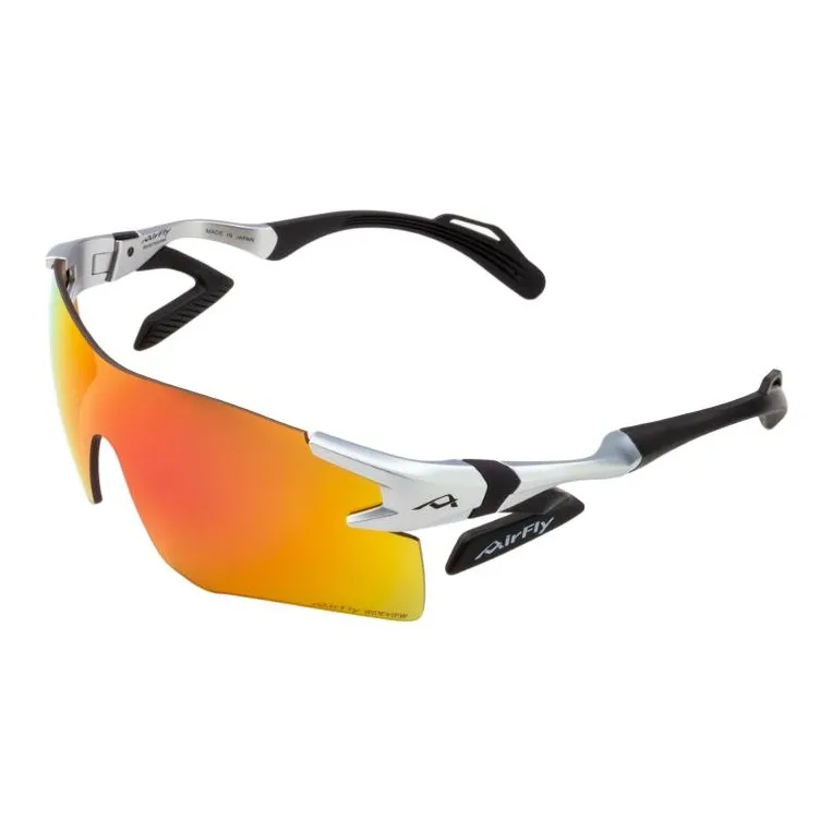 AIRFLY TR90 Irregular Shape Sunglasses Unisex Silver-0