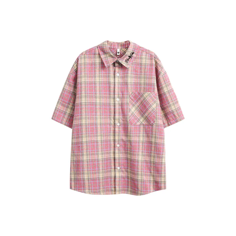 NEAR HERE Shirts Unisex Pink-0