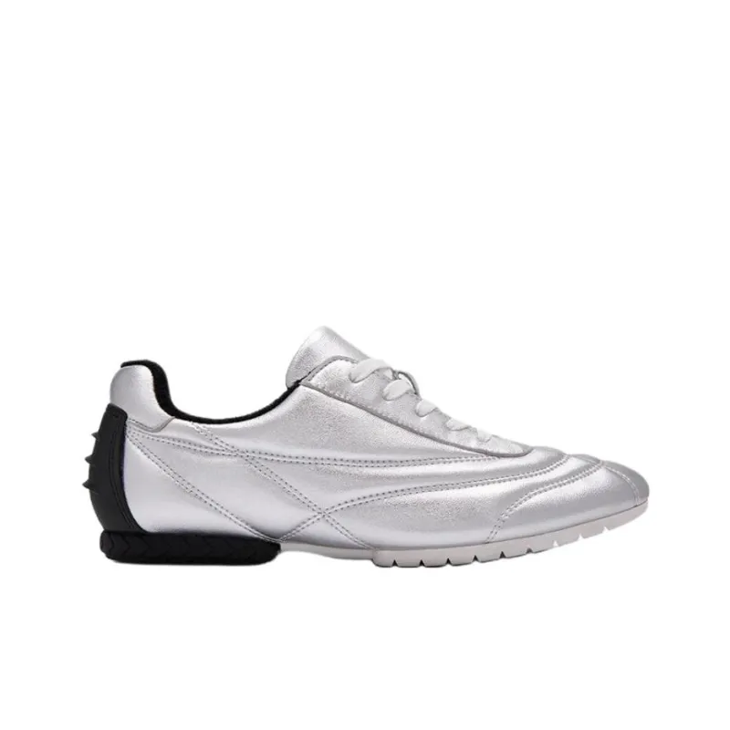 Both Tyres Glider Low Top Casual Shoes Women's Silver-1