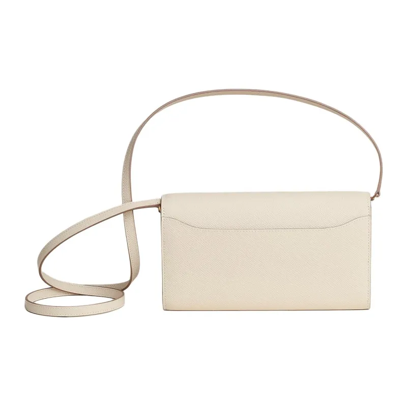 HERMES Constance To Go Epsom Leather Handheld Shoulder Bag, Crossbody Bag Women's 10 Craie Milkshake White-1