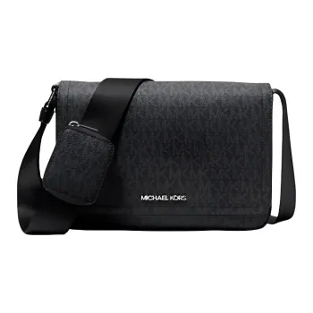 MICHAEL KORS MK Cooper Coated Canvas Crossbody Bag Mini Men's Black