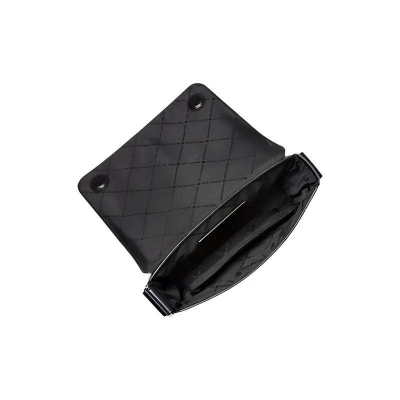 MICHAEL KORS MK Cooper Coated Canvas Crossbody Bag Mini Men's Black-1