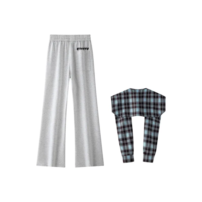 Qnxeey Casual Pants Unisex-1