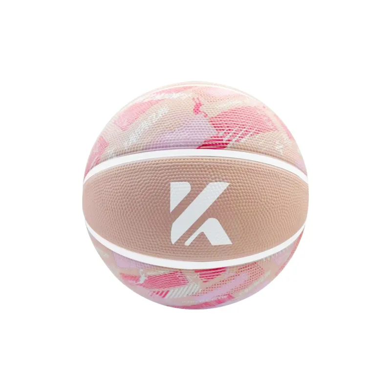 KANTANZHE Rubber Basketball Beige/Blue Color Size 7 Training Unisex-4