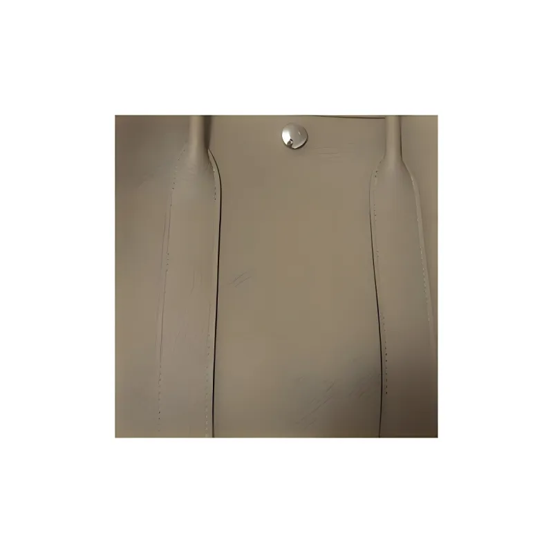 HERMES Garden Party Negonda Calfskin Handbag Women's S2 Trench Coat Beige-1