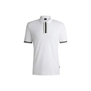 HUGO BOSS Polo Shirts Men White