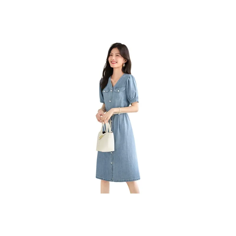 She Enjoys Short Sleeved Dress Women's-0