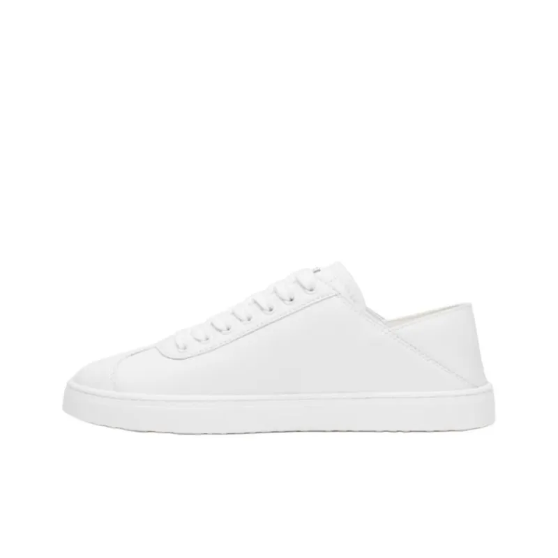 Stuart Weitzman/SW Isabelle Low Top Skateboard Shoes Women's White-0