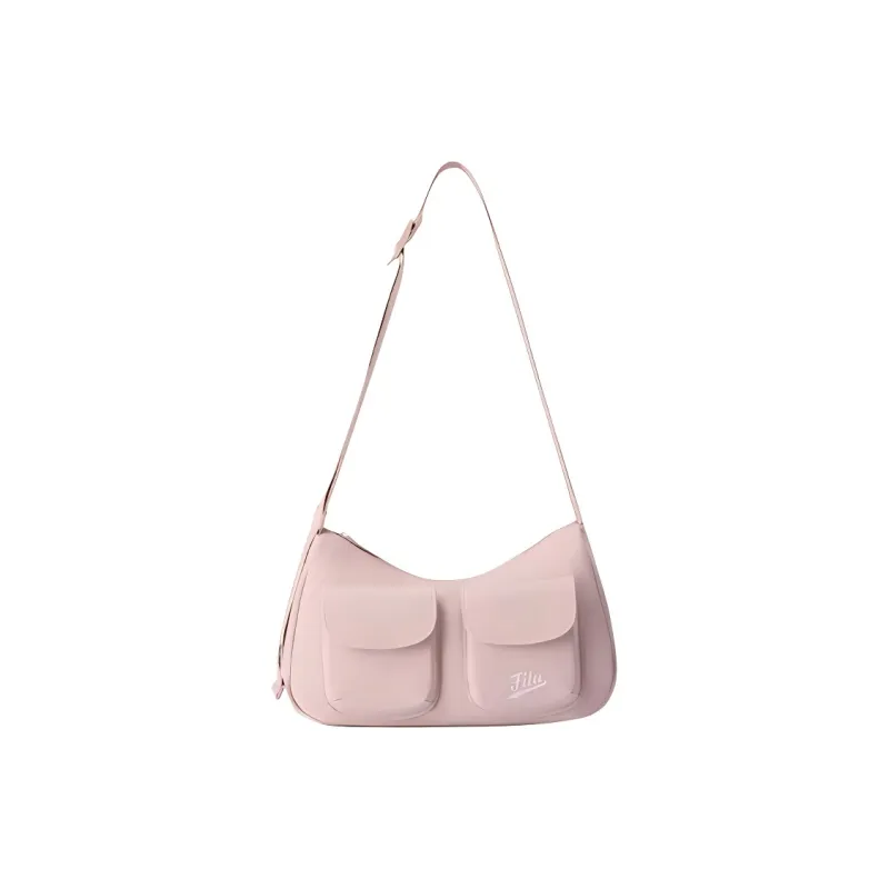 FILA FUSION Fabric Shoulder Bag XS Women's Light Pink-0