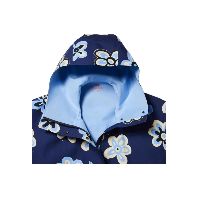 UNIQLO X Marni Women's Block Teck Half Coat Asia Sizing Flower-2