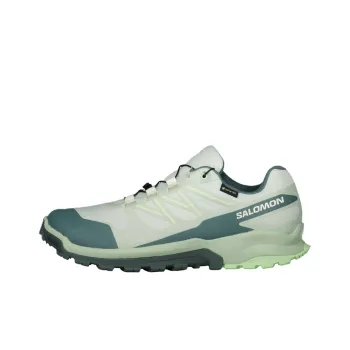 SALOMON XA FLYER GTX Abrasion Resistant Low Top Hiking Shoes Women's Green
