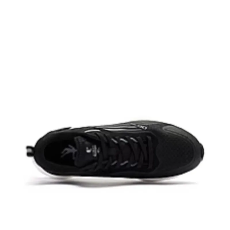 QIAODAN Boundless 5SE Cushioning, Wear Resistant Low Top Running Shoes Men's Black White-3