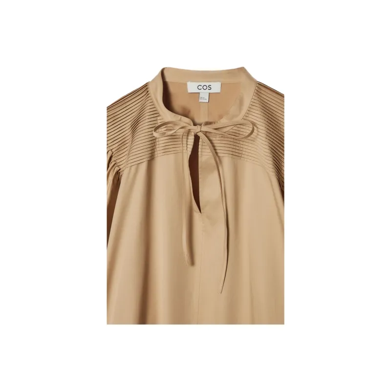 COS Long Sleeved Dresses Women's Beige-4