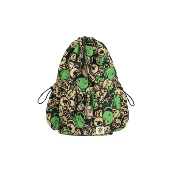 BABY MILO STORE BY A BATHING APE Fabric Backpack Women's Green