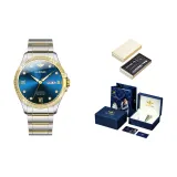 Steel Band Blue Dial