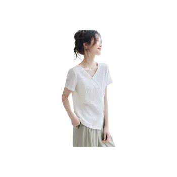Mo Han Yi Mei T Shirts Women's White