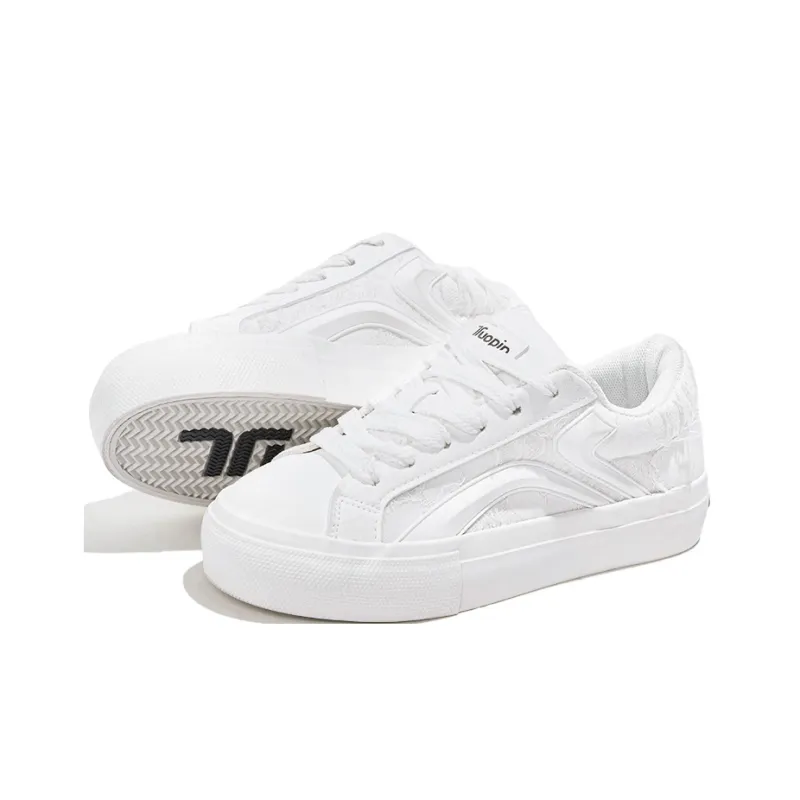 TUOPIN Pie Shoes Anti Slip Wear Resistant Low Top Skateboard Shoes Women's Lemon-21