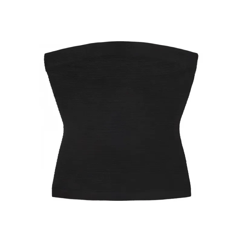 COS Strapless Tops Women's Black-0