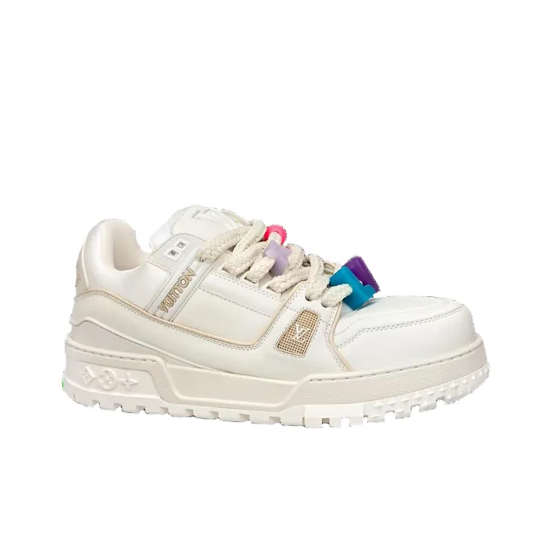 LOUIS VUITTON Lv Trainer Maxi Sneakers 'White'-1