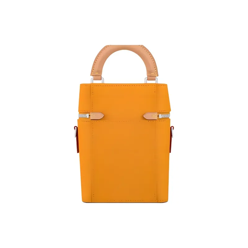 LOUIS VUITTON Vertical Box Trunk Saffron Yellow-2