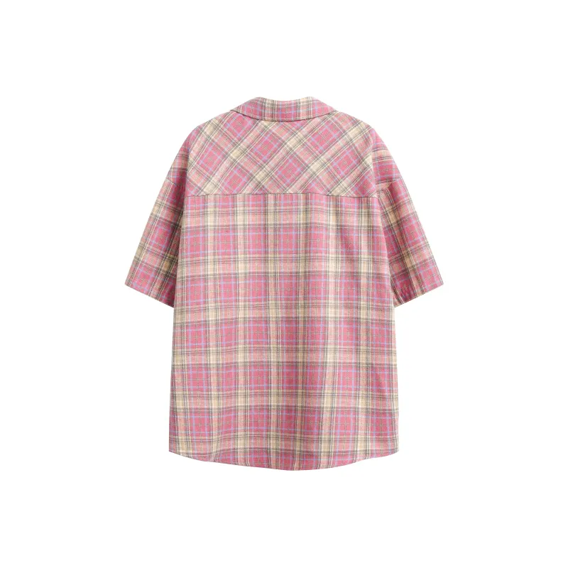 NEAR HERE Shirts Unisex Pink-1