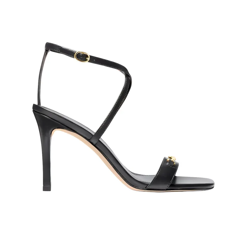 MICHAEL KORS Lena Strap Sandals 9cm Women's Black-1