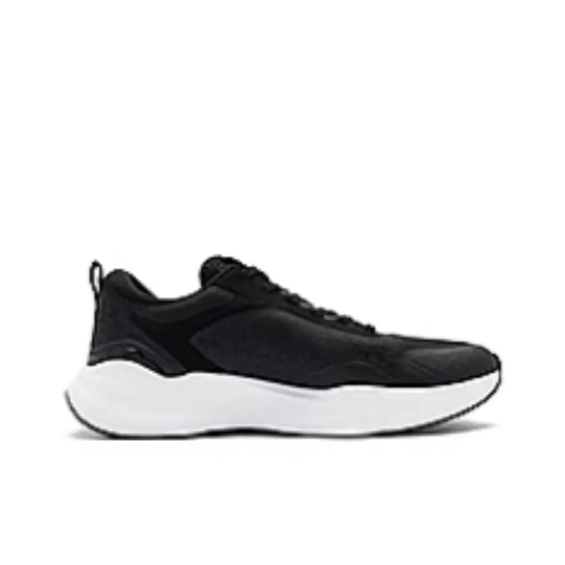 QIAODAN Boundless 5SE Cushioning, Wear Resistant Low Top Running Shoes Men's Black White-1
