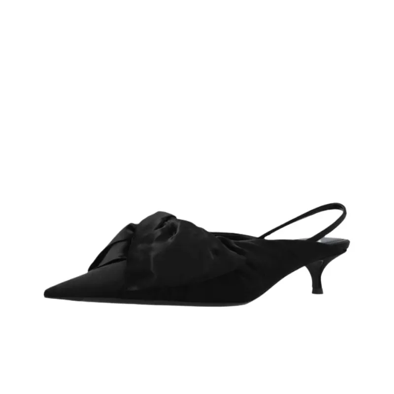 Balenciaga Knife Slim Heel High Heels 5cm Women's Black-2