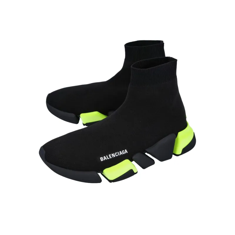 Balenciaga Speed Trainer 2.0 Black Fluo Yellow-3