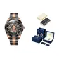 Interlocking Rose Black Dial