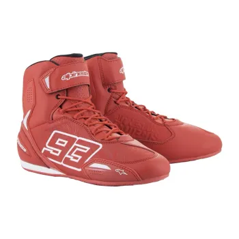 ALPINESTARS Protective Motorcycle Shoes Unisex Bright Red White