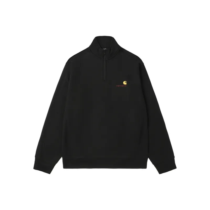 Carhartt WIP Half Zip American Script Sweatshirt-0