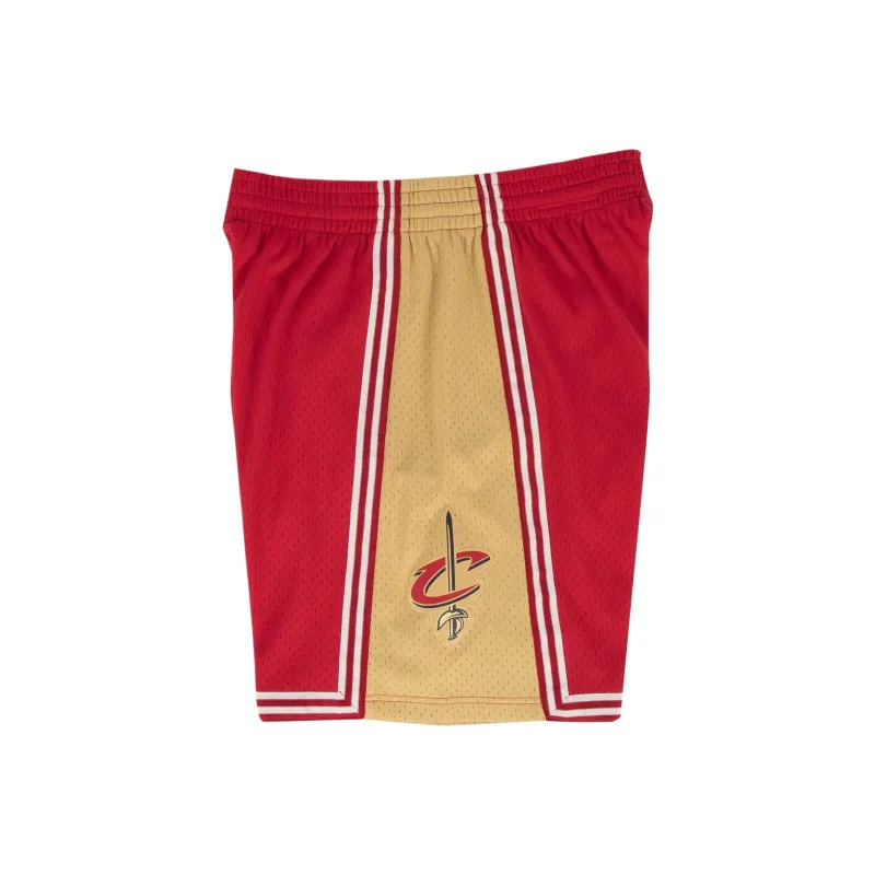 Mitchell & Ness Basketball Shorts Unisex Burgundy-2