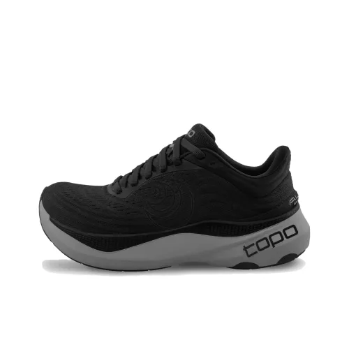 Topo Athletic 아우라 러닝화 로우탑 블랙 남성