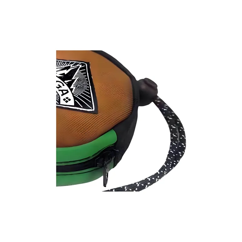 GAGA EQUIPMENT Canvas Key Pouch Mini Unisex Brown Green-3