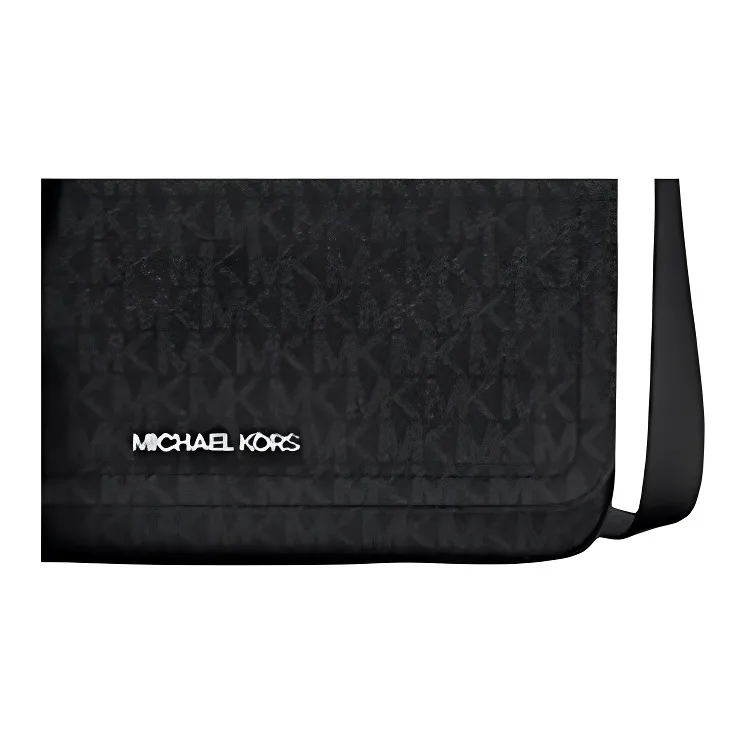 MICHAEL KORS MK Cooper Coated Canvas Crossbody Bag Mini Men's Black-4