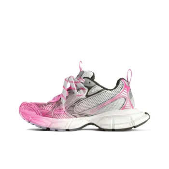 Balenciaga 3XL Low Top Chunky Sneakers Women's Gray Pink