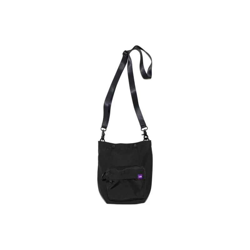 THE NORTH FACE PURPLE LABEL Polyester With Wool Shoulder Bag, Crossbody Bag Regular Unisex Black-0