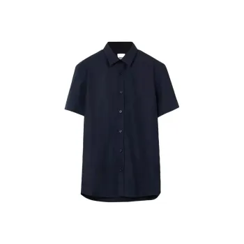 Burberry Shirt Men's Marine Blue