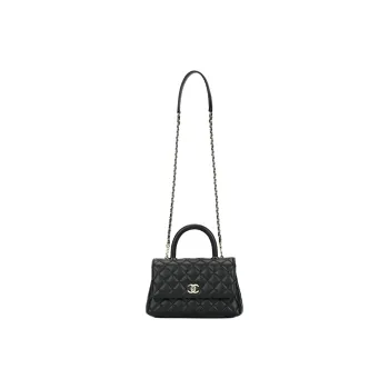 CHANEL Small Coco Handbag Black A92990