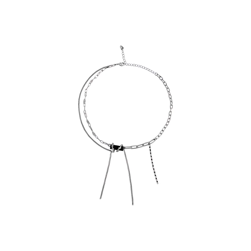 MAGICPOLE Alloy Necklaces Women's Silver-0